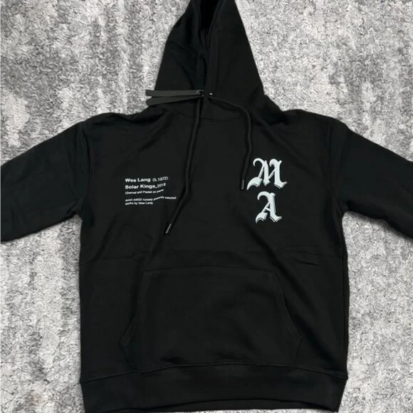 AMIRI Grim Reaper MA Logo Men's Large Hoodie